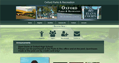 Desktop Screenshot of oxfordrec.com