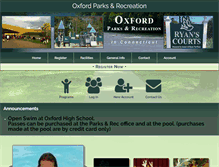 Tablet Screenshot of oxfordrec.com
